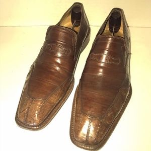 David Eden Brett Brown Handmade Genuine Crocodile